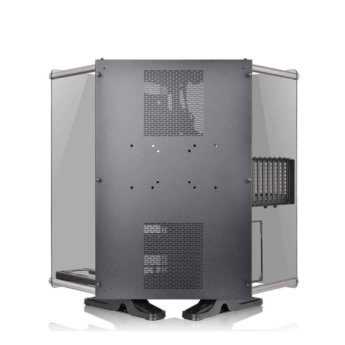 Thermaltake - Thermaltake Core P90 Midi Tower Angled Showcase - Black Tempered Glass