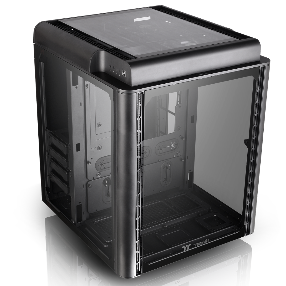 Thermaltake - Thermaltake Level 20 HT Full Tower Gaming Case - Black Tempered Glass