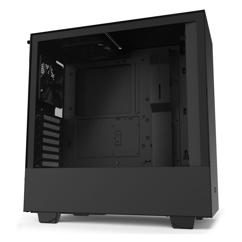 NZXT H510 Midi Tower Gaming Case - Black Tempered Glass