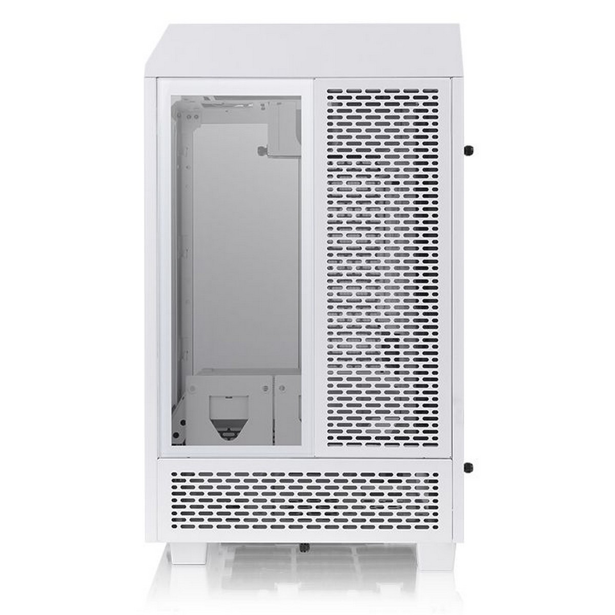 Thermaltake - Thermaltake The Tower 100 Snow Mini Chassis Tempered Glass PC Gaming Case -