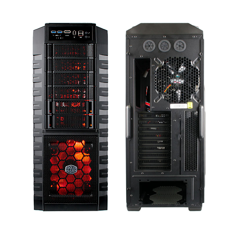 Cooler Master - CoolerMaster HAF X Gaming Tower Case - Black (RC-942)