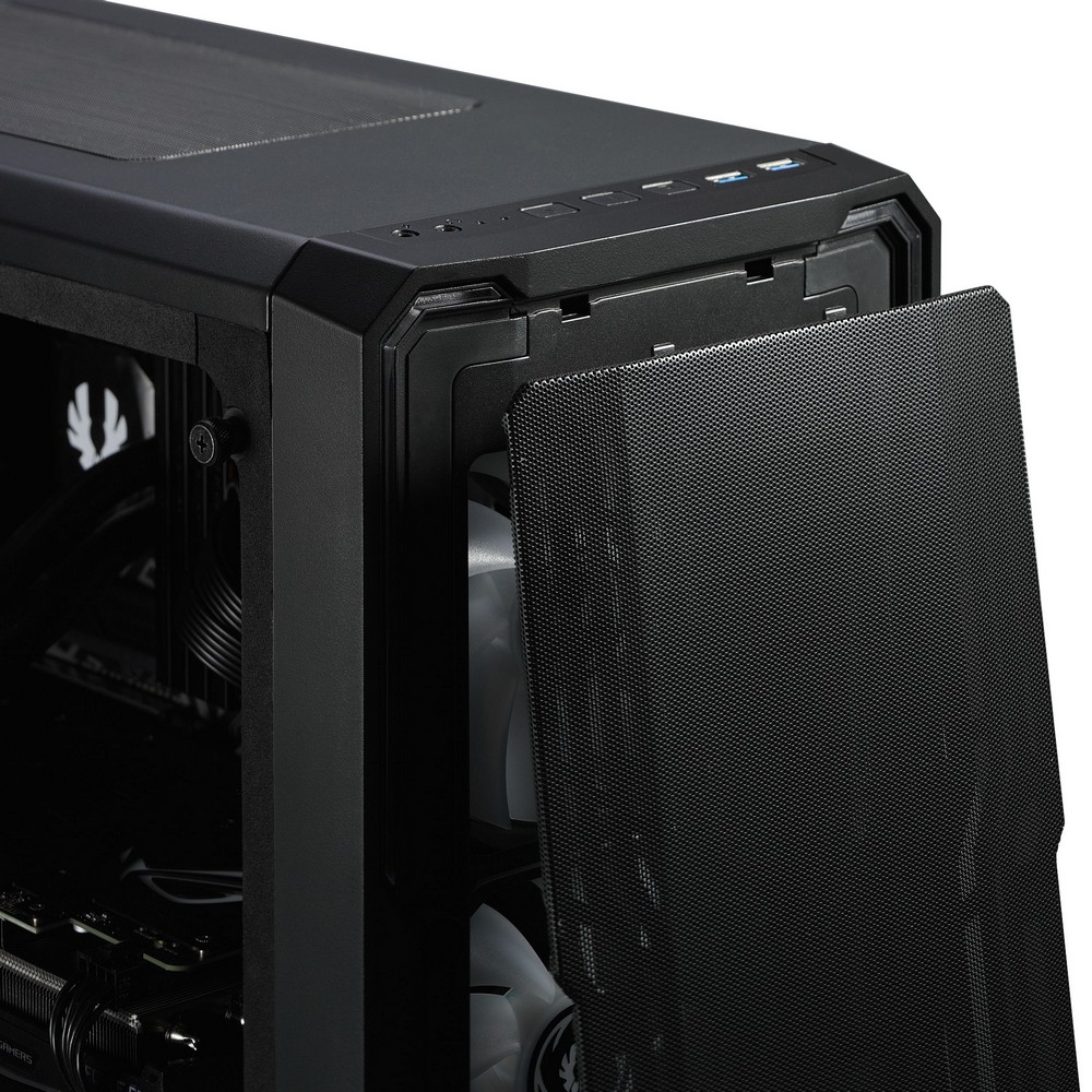 BitFenix - BitFenix Enso Mesh TG 4ARGB Mid-Tower Tempered Glass Gaming PC Case - Black
