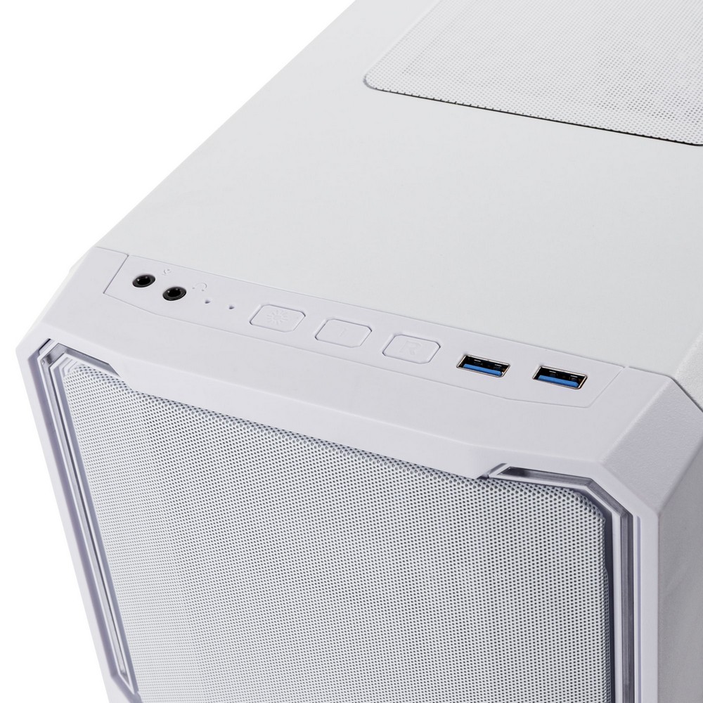 BitFenix - BitFenix Enso Mesh TG 4ARGB Mid-Tower Tempered Glass Gaming PC Case - White