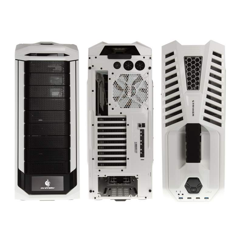 Cooler Master - CoolerMaster CM Storm Stryker Full Tower Gaming Case - White