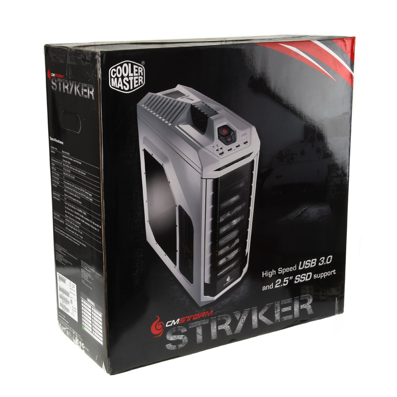 Cooler Master - CoolerMaster CM Storm Stryker Full Tower Gaming Case - White