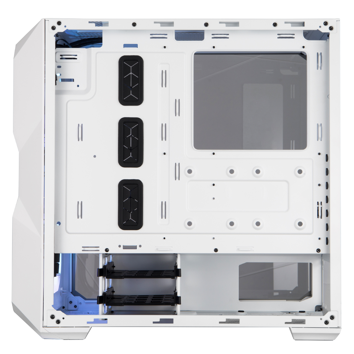 Cooler Master - CoolerMaster MasterBox TD500 Mesh Mid-Tower E-ATX Case - White Tempered Gla