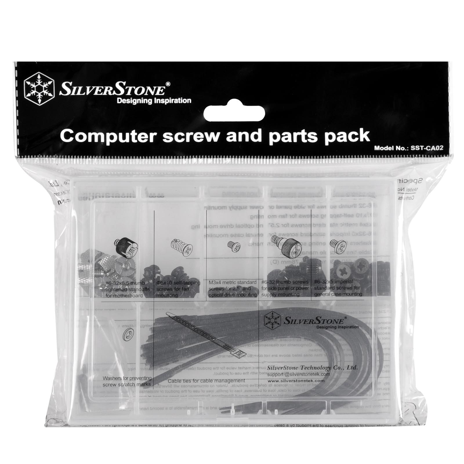 SilverStone - Silverstone SST-CA02 Screw and Parts Pack