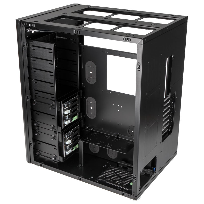 Lian Li - Lian-Li PC-D888WX 8Pack Edition ATX Cube Case - Black