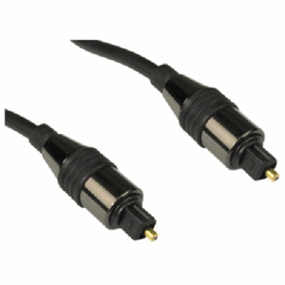 OcUK Professional TOSLINK Cable (Metal) - 1 Meter