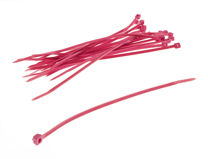 Bitspower - Bitspower cable tie set 20 pieces 120mm UV Red