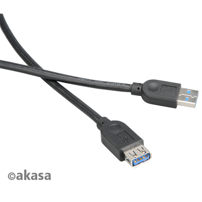 Akasa USB 3.0 150cm Male to Female Extension Cable (AK-CBUB02-15BK)