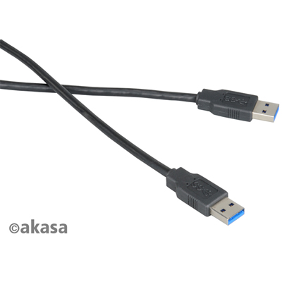 Akasa - Akasa USB 3.0 150cm Male to Male Extension Cable (AK-CBUB03-15BK)