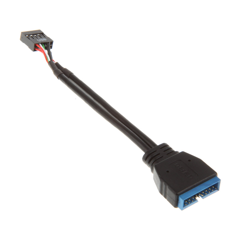 Akasa - Akasa Internal USB 3.0 Male to USB 2.0 Female Adapter Cable