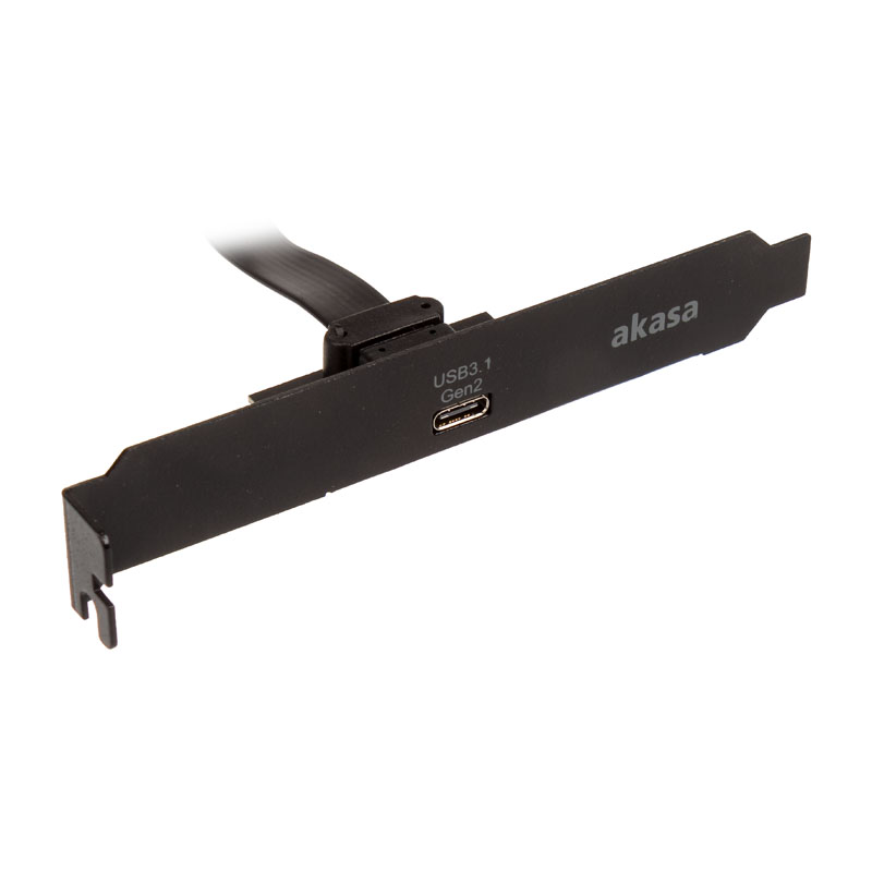 Akasa - Akasa USB 3.1 Gen 2 Type C PCI Slot Plate Adapter