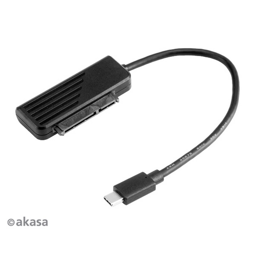 Akasa - Akasa USB3.1 Gen 1 2.5 SATA SSD/HDD Adpater with Type C Plug and play