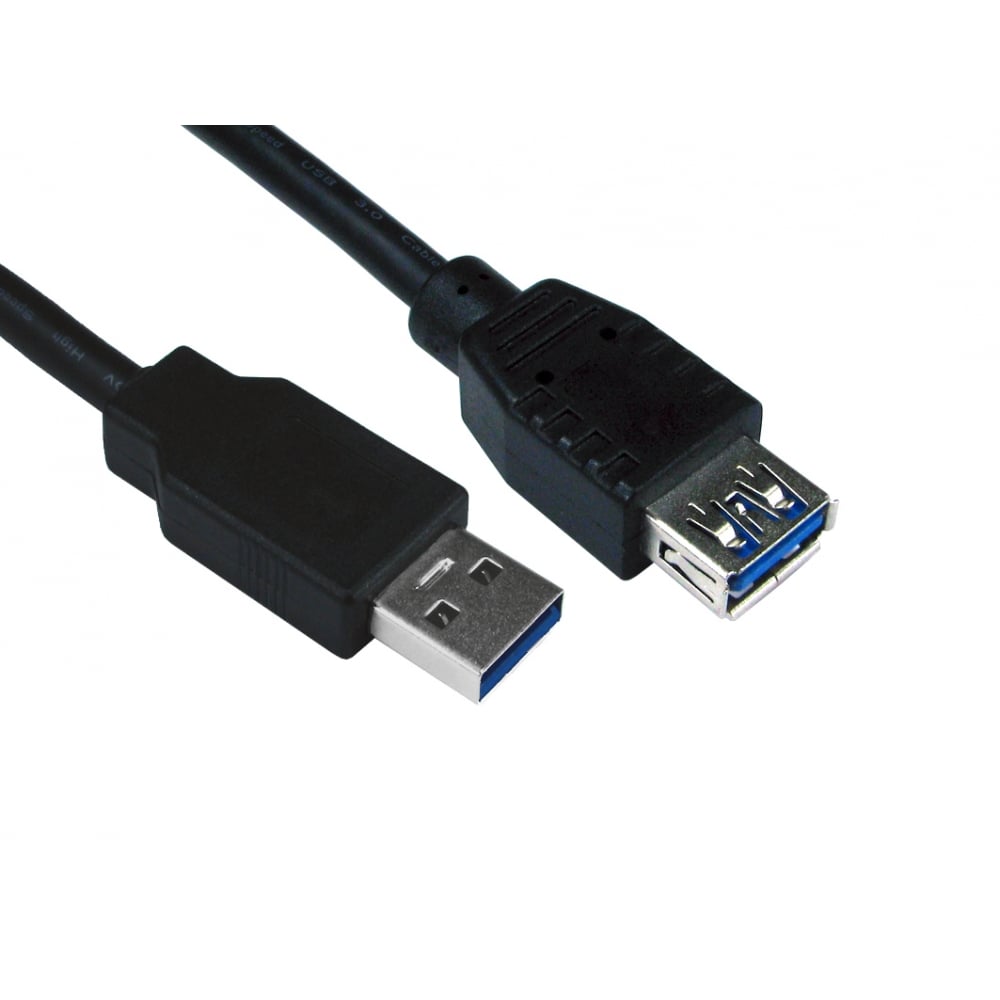 Overclockers UK - OcUK Value USB 3.0 Type A (M) to Type A (F) Extension Cable 3m - Black