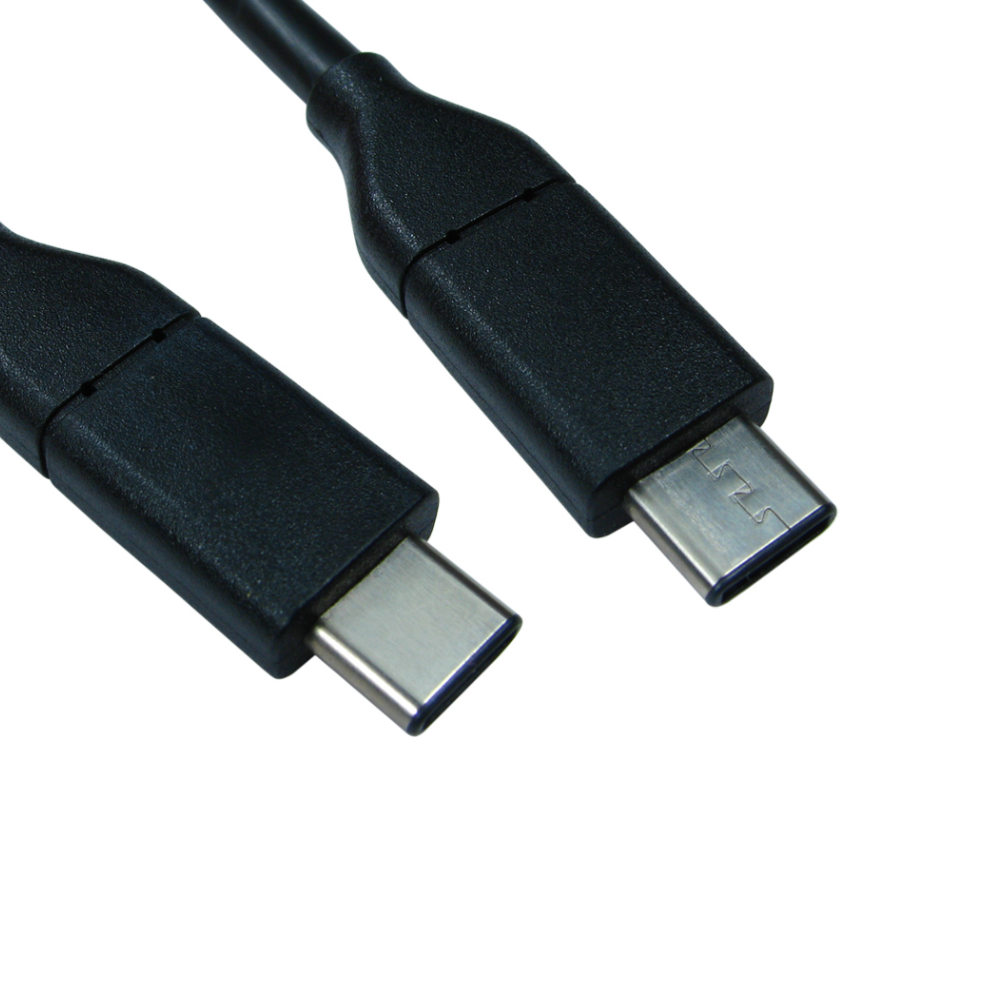 OcUK Value USB 3.1 Type C (M) to Type C (M) 1m Cable - Black