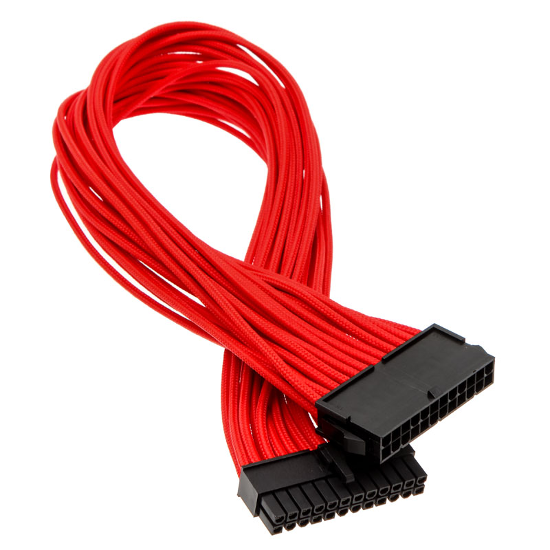Phanteks 24-Pin ATX Cable Extension 50cm - Sleeved Red