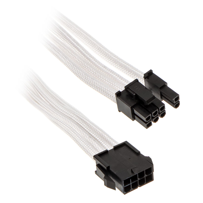 Phanteks - Phanteks 62-Pin PCIe Cable Extension 50cm - Sleeved White