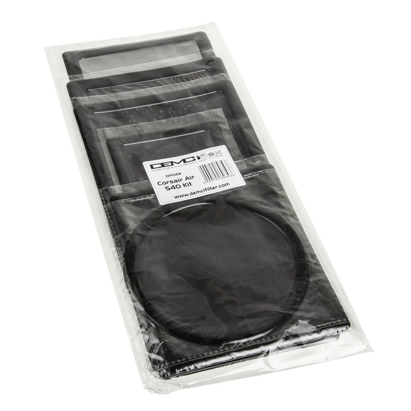 DEMCiflex - DEMCiflex Dust Filter Kit for Corsair 540 Air - black / black