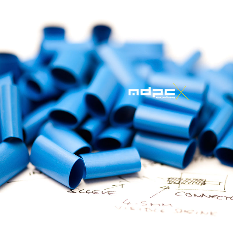 MDPC-X - MDPC-X Pre-Cut Shrink Tubes 41 Small - Blue 50pcs
