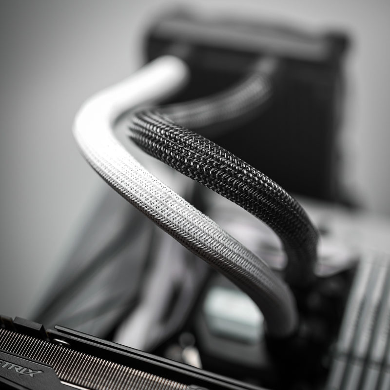 CableMod - CableMod AIO Sleeving Kit Series 2 for EVGA CLC  NZXT Kraken - White