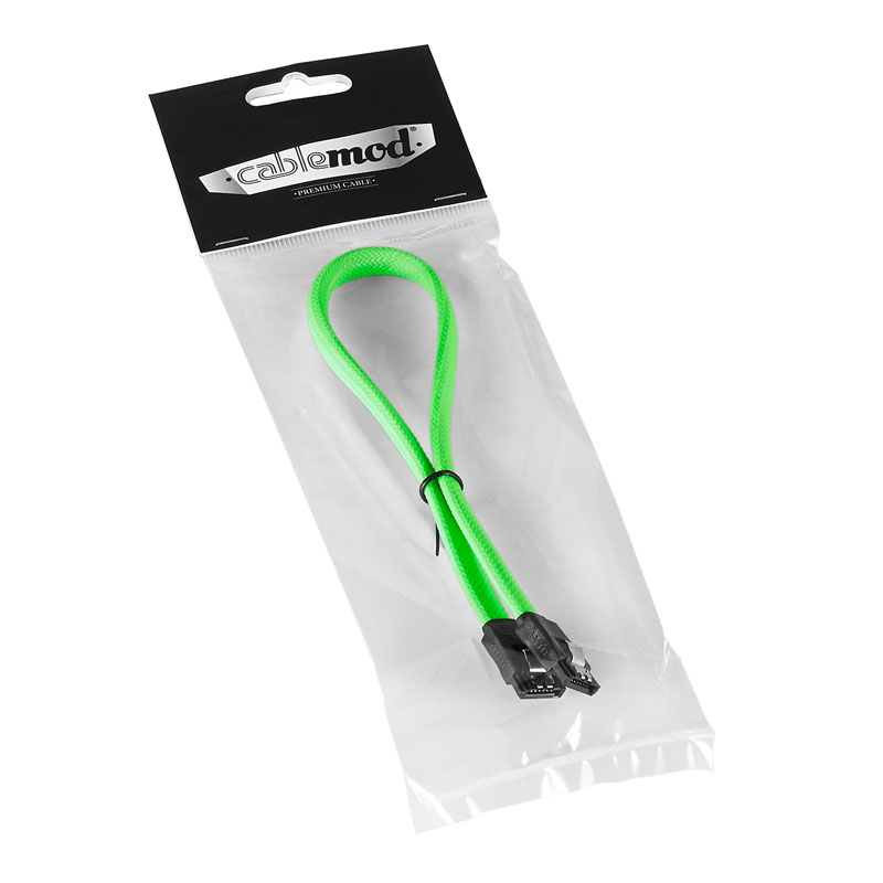 CableMod - CableMod ModMesh SATA 3 Cable 60cm - Light Green