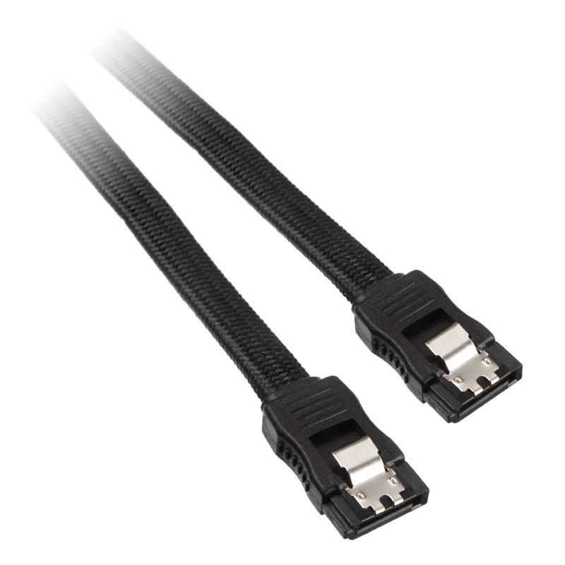 BitFenix SATA 3 Sleeved Cable 75cm - Black