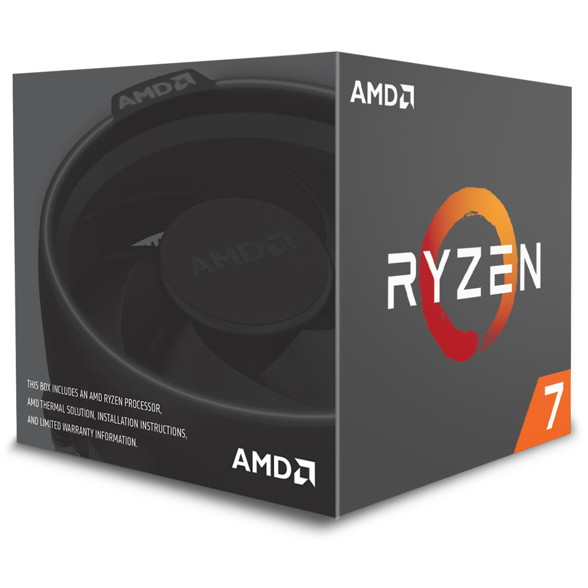 AMD - AMD Ryzen 7 Eight Core 1700X 3.80GHz (Socket AM4) Processor - Retail