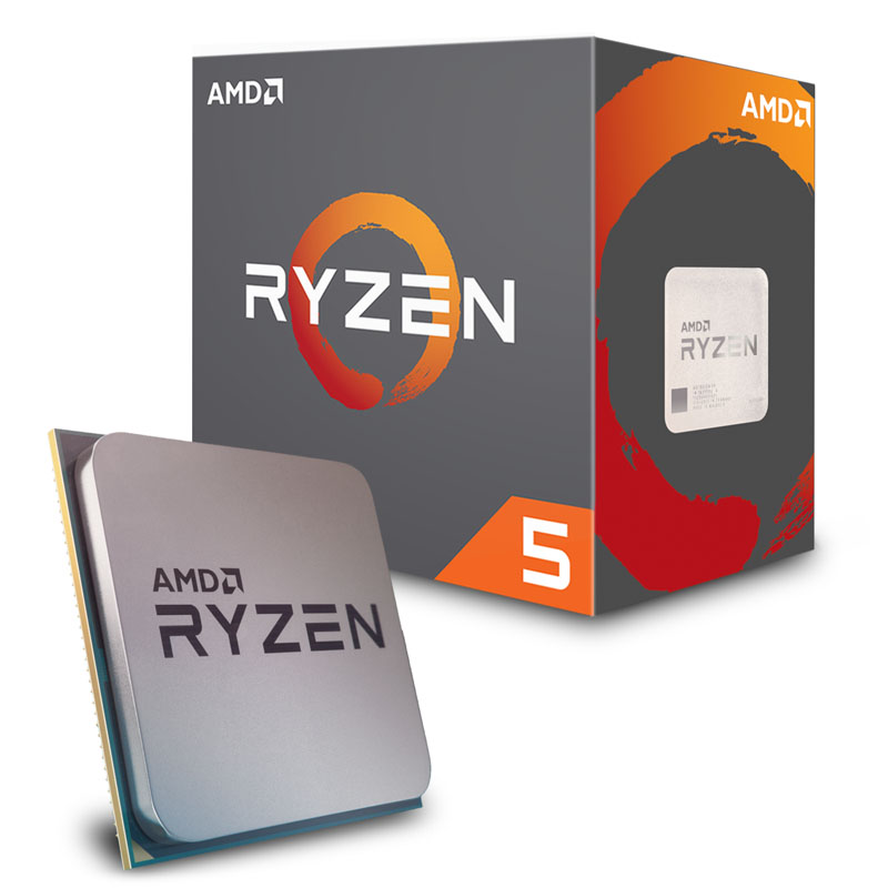 AMD - AMD Ryzen 5 Six Core 2600 3.90GHz (Socket AM4) Processor - Retail