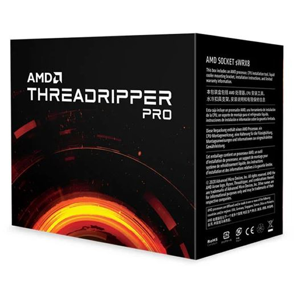AMD - AMD Ryzen Threadripper Pro 64-Core / 128-Threads 3995WX 4.20GHz (Socket WRX