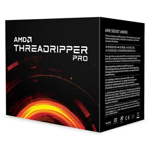 AMD - AMD Ryzen Threadripper Pro 32-Core / 64-Threads 3975WX 4.30GHz (Socket WRX8