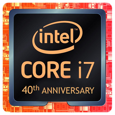 Intel - Intel Core I7-8086K 4.00GHz (Coffee Lake) Socket LGA1151 40th Anniversary P