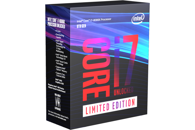 Intel - Intel Core I7-8086K 4.00GHz (Coffee Lake) Socket LGA1151 40th Anniversary P