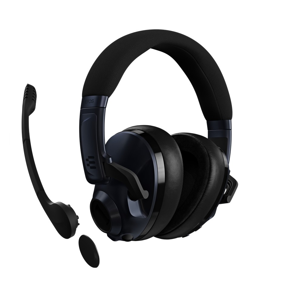 all black gaming headset