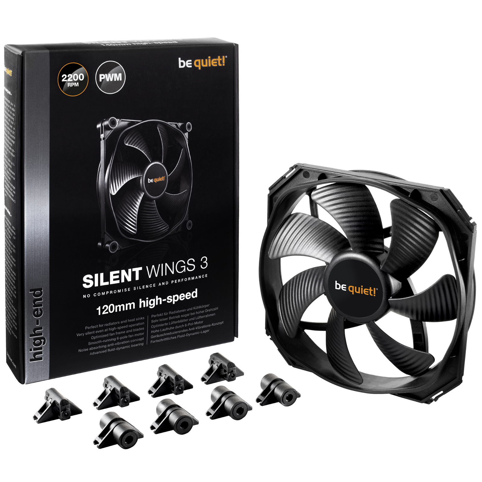 be quiet! - be quiet Silent Wings 3 120mm PWM High Speed Fan