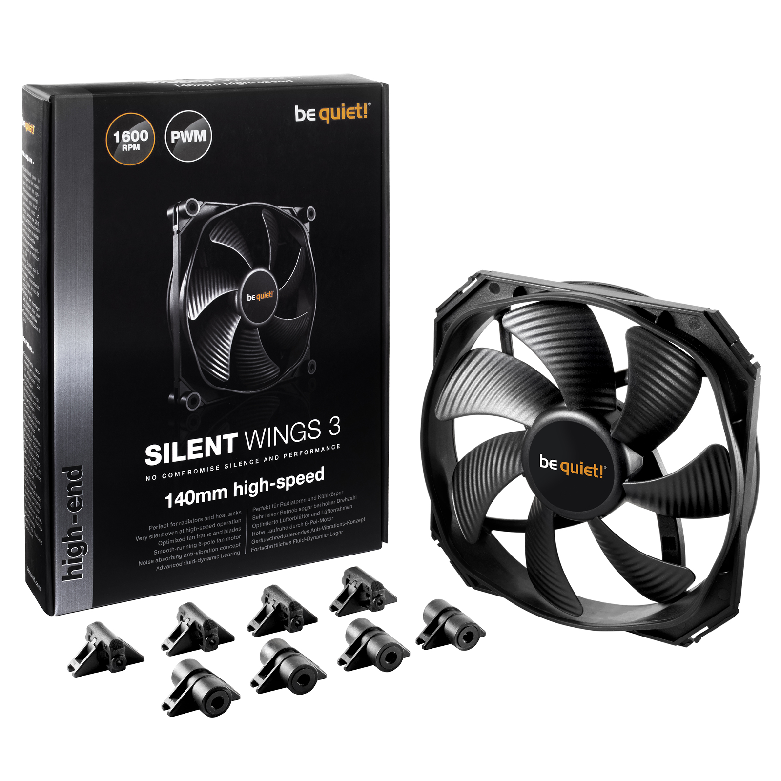 be quiet! - be quiet Silent Wings 3 140mm PWM High Speed Fan