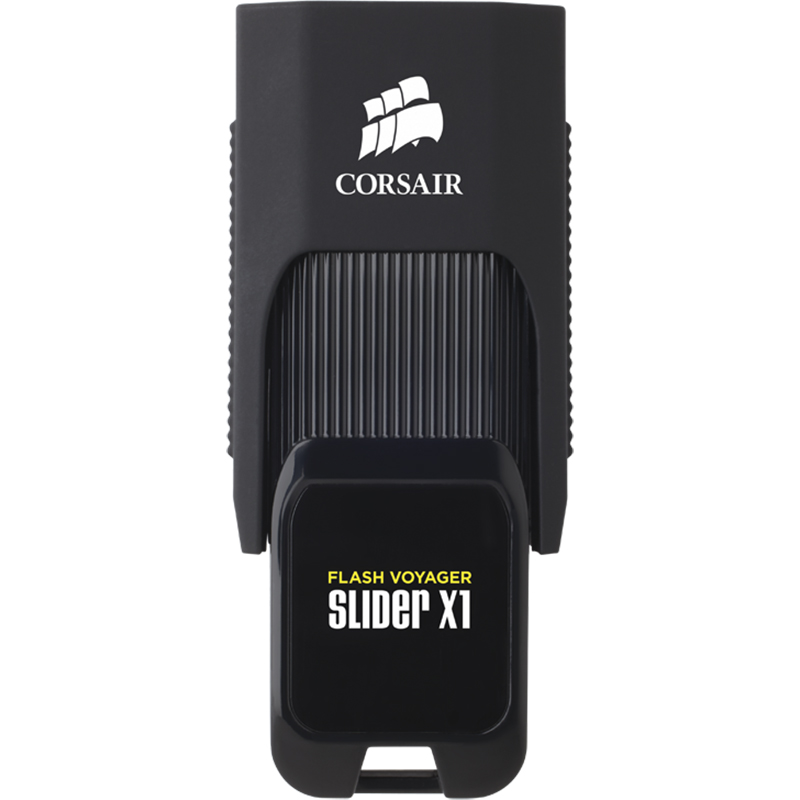 CORSAIR - Corsair 32GB Flash Voyager Slider X1 USB 3.0 Flash Drive (CMFSL3X1-32GB)