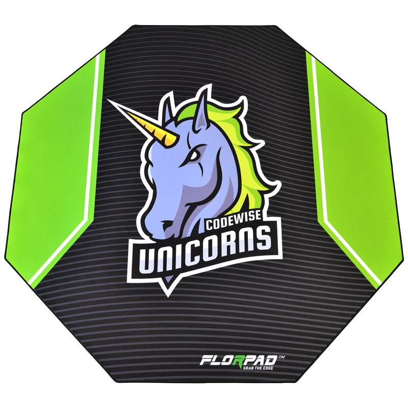 FlorPad - FlorPad Codewise Unicorns Gamer-/eSports Protective Floor Mat - Soft Team