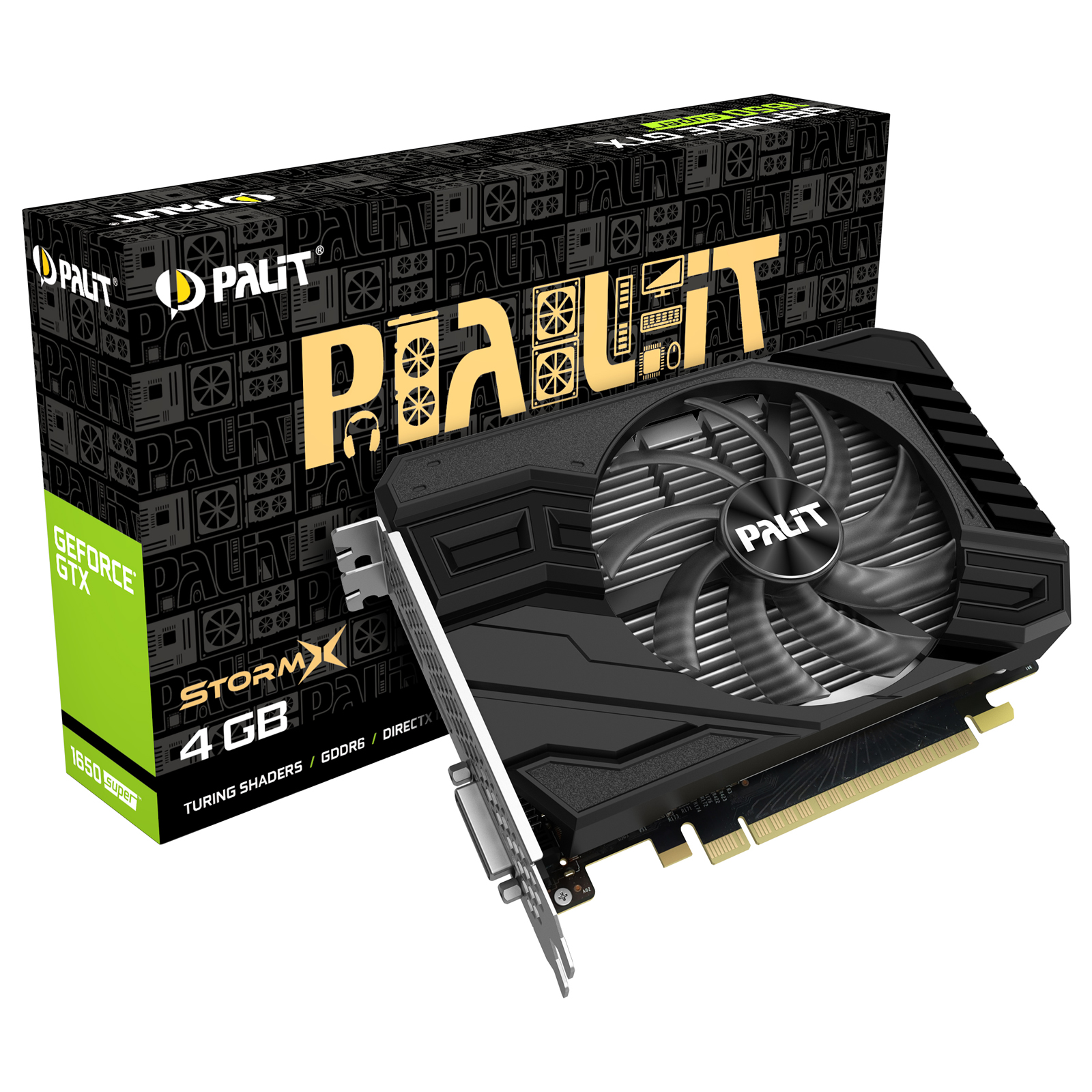Palit - Palit GeForce GTX 1650 Super StormX 4096MB GDDR6 PCI-Express Graphics Card