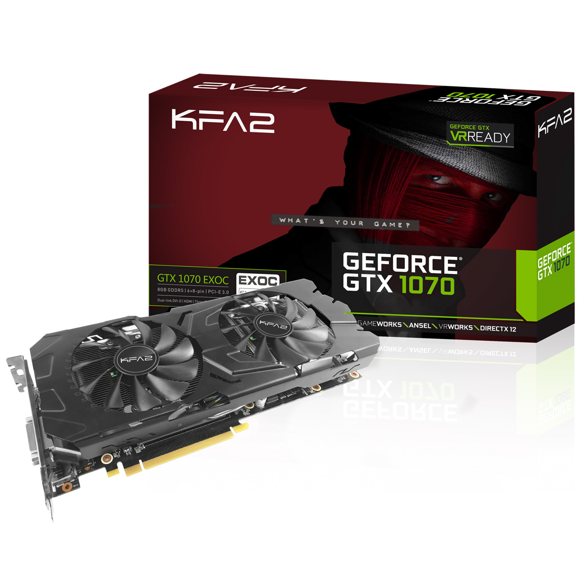 KFA2 GeForce GTX 1070 8GBPCパーツ