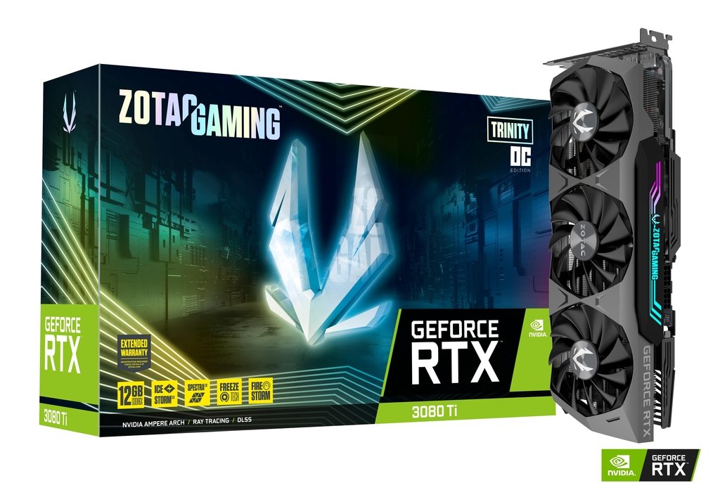 Zotac - Zotac GeForce RTX 3080 Ti Trinity OC 12GB GDDR6X PCI-Express Graphics Card