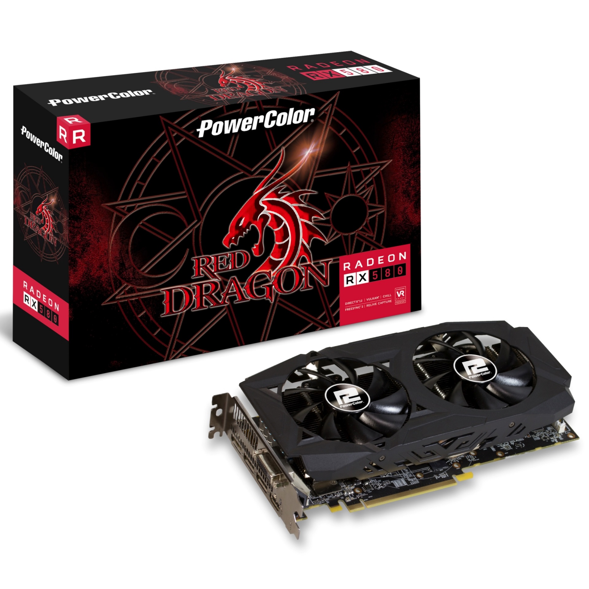  - PowerColor Radeon RX 580 Red Dragon V2 8192MB GDDR5 PCI-Express Graphics Ca