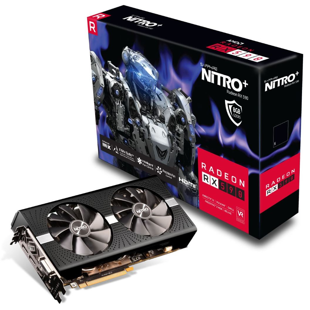 Sapphire Nitro+ Radeon RX590 8GB DDR5 | vrealitybolivia.com