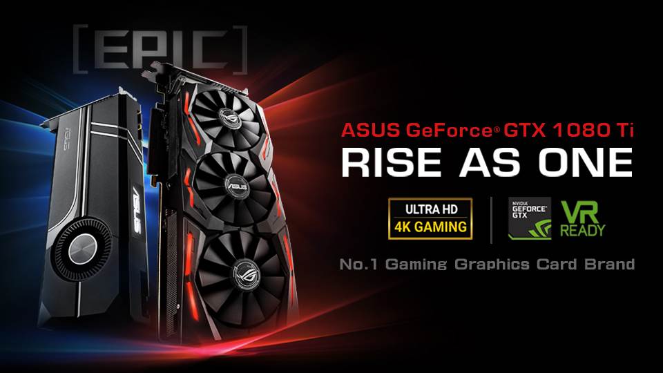Asus - Asus GeForce GTX 1080Ti ROG Strix OC 11264MB GDDR5X PCI-Express Graphics Ca