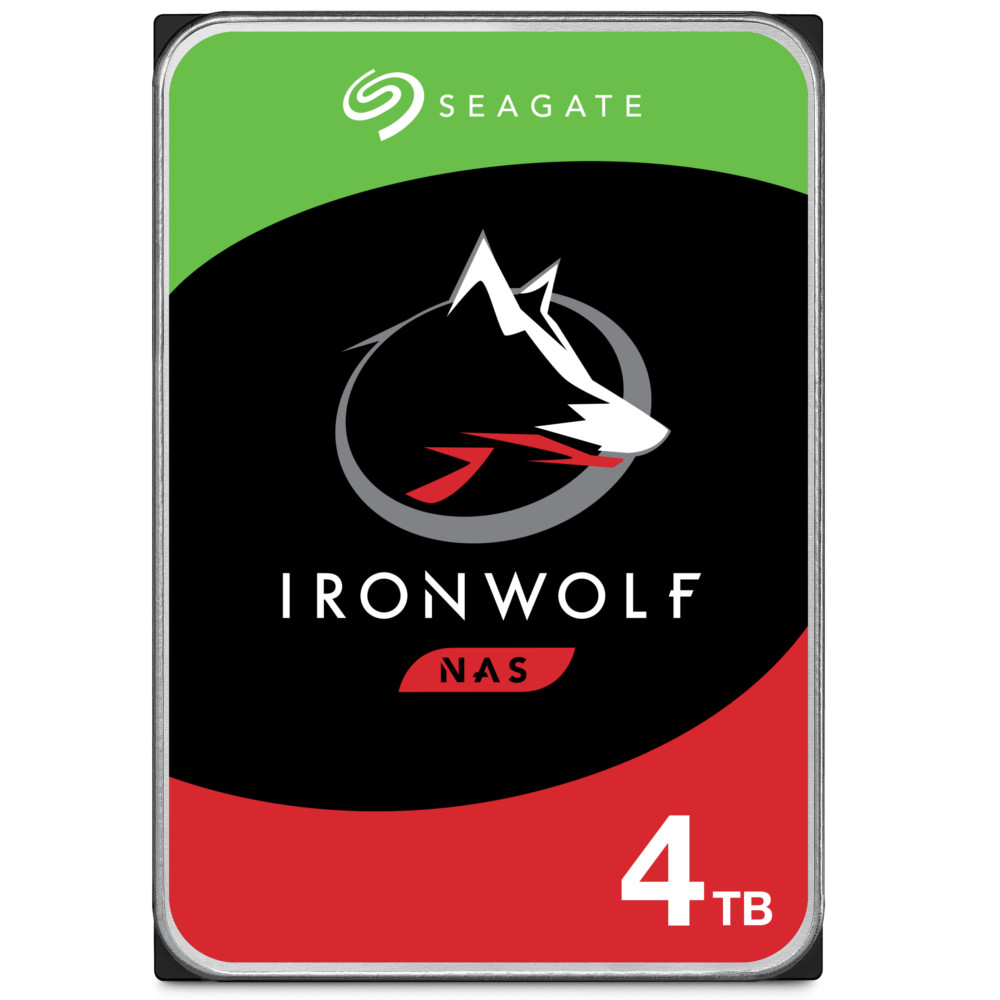 Seagate - Seagate 4TB IronWolf NAS 5900RPM HDD 64MB Cache Internal Hard Drive (ST4000