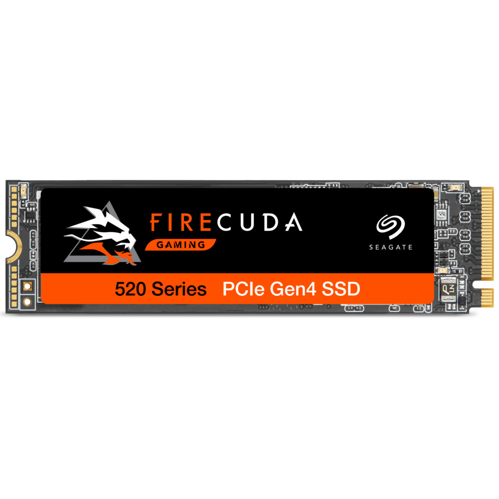 Seagate - Seagate FireCuda 520 500GB SSD PCIe Gen4 NVMe M.2 Solid State Drive (ZP500G