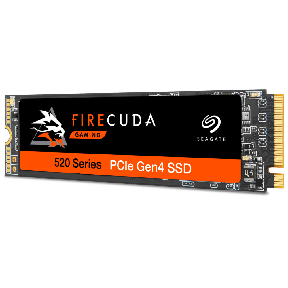Seagate - Seagate FireCuda 520 500GB SSD PCIe Gen4 NVMe M.2 Solid State Drive (ZP500G