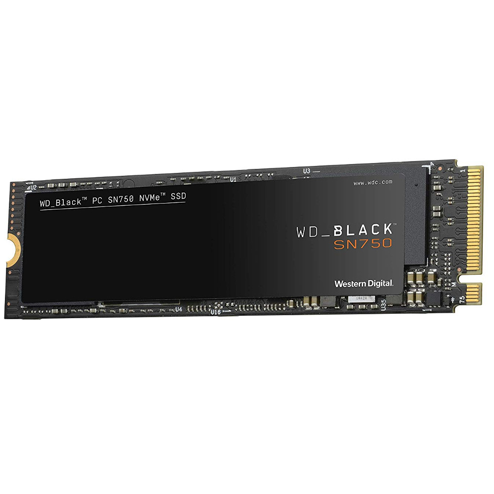 WD - WD Black SN750 500GB SSD M.2 2280 NVME PCI-E Gen3 Solid State Drive (WDS500