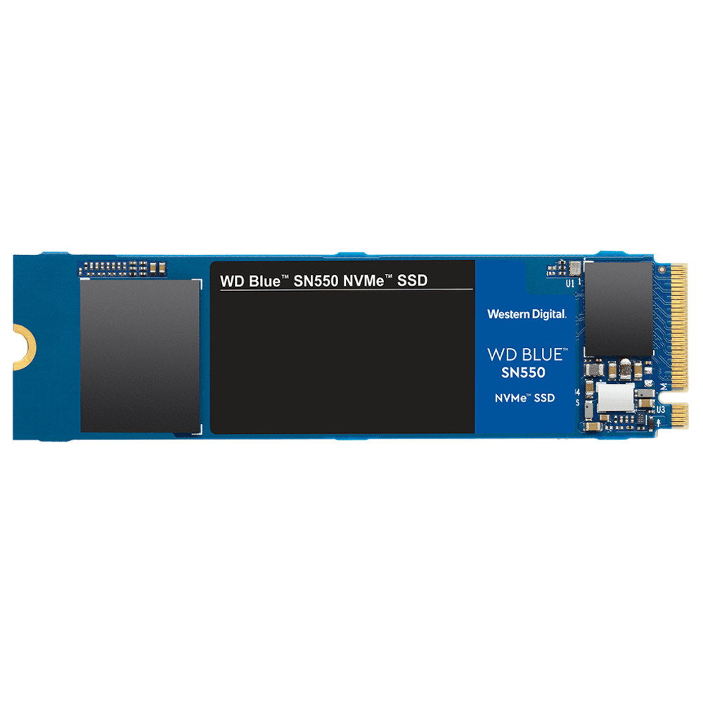 WD Blue SN550 500GB SSD NVME M.2 2280 PCIe Gen3 Solid State Drive  (WDS500G2B0C) | OcUK